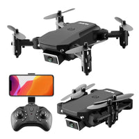 HKM-495187 Foldable 4CH RC Quadcopter Drone with HD Camera, Fixed Height, Headless Mode, and Gesture Control