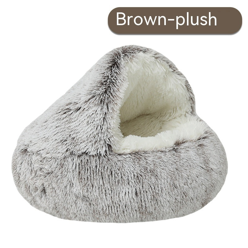 HKM-495315 Pet Cat Bed Semi Enclosed Dog House