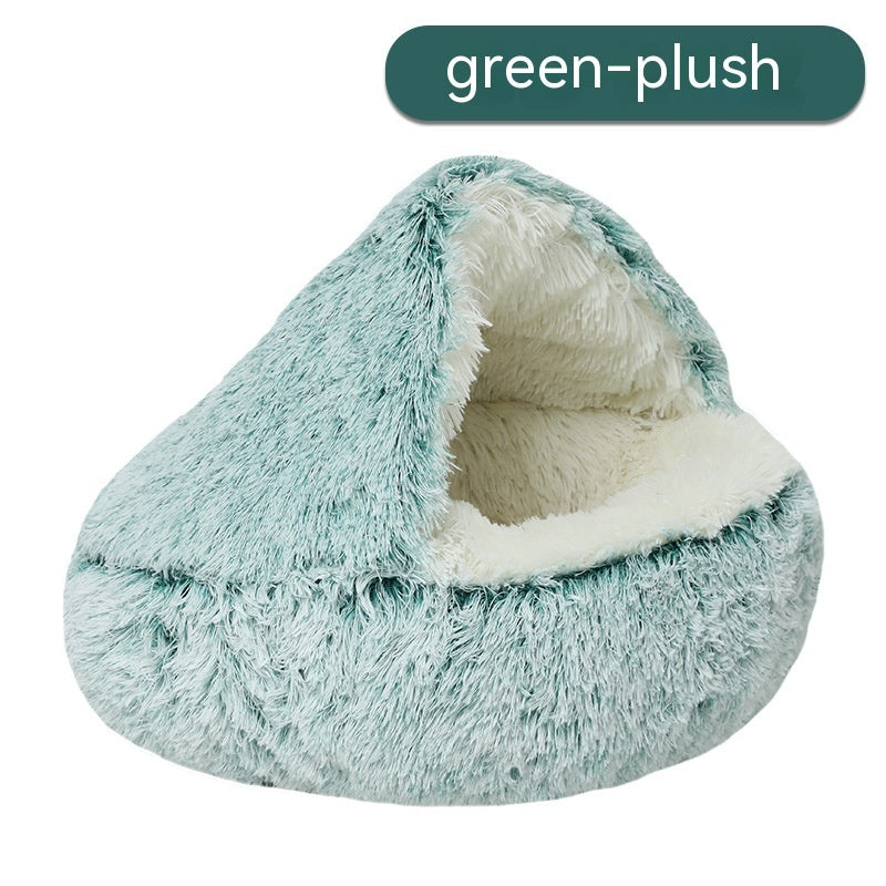 HKM-495315 Pet Cat Bed Semi Enclosed Dog House