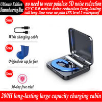 HKM-495507 Bone Conduction Wireless Hanging Ear Headphones with Mono Channel and Multiple Color Options