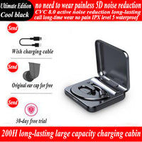 HKM-495507 Bone Conduction Wireless Hanging Ear Headphones with Mono Channel and Multiple Color Options
