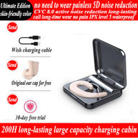 HKM-495507 Bone Conduction Wireless Hanging Ear Headphones with Mono Channel and Multiple Color Options