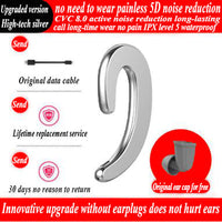 HKM-495507 Bone Conduction Wireless Hanging Ear Headphones with Mono Channel and Multiple Color Options