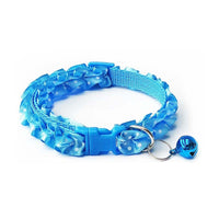 HKM-495635 Lace Pet Collar Necklace for Cats and Dogs with Bell - Soft Mohair Material