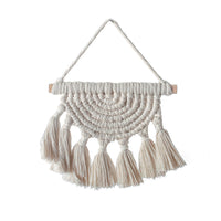 HKM-495763 Hand-Woven Nordic Cotton Tapestry Wall Decoration for Home and Weddings