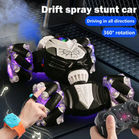 HKM-495763 High-Speed 2.4G Gesture Remote Control Drift Spray Stunt Car for Kids, Ages 5 and Up