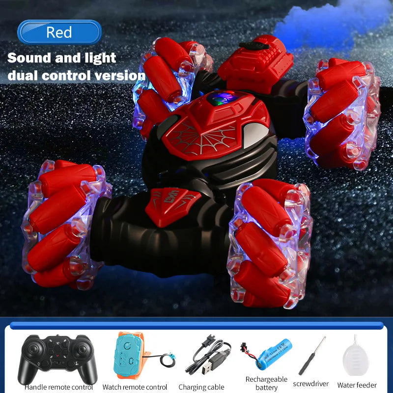HKM-495763 High-Speed 2.4G Gesture Remote Control Drift Spray Stunt Car for Kids, Ages 5 and Up