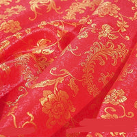 HKM-495827 Festive Red Phoenix Calico Gift Packaging Box - Jacquard Fabric for Various Uses