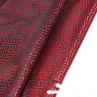 HKM-495827 Festive Red Phoenix Calico Gift Packaging Box - Jacquard Fabric for Various Uses