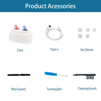 HKM-495827 Rechargeable CIC Hearing Aid with Automatic Power Control and Adjustable Sound Knob