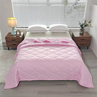 HKM-496083 Washed Cotton Summer Quilt – Lightweight Air Conditioning Blanket in Multiple Sizes