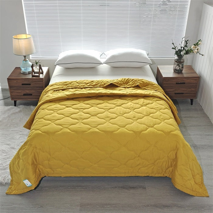 HKM-496083 Washed Cotton Summer Quilt – Lightweight Air Conditioning Blanket in Multiple Sizes