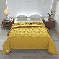 HKM-496083 Washed Cotton Summer Quilt – Lightweight Air Conditioning Blanket in Multiple Sizes