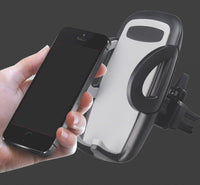HKM-496147 Car Air Vent Mobile Phone Holder - Adjustable Plastic Mount for Any Device