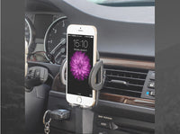 HKM-496147 Car Air Vent Mobile Phone Holder - Adjustable Plastic Mount for Any Device