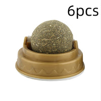 HKM-496275 Mint Catnip Balls for Dental Care and Teeth Cleaning Treats - 30g Pack