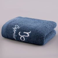 HKM-496339 Plus-sized Thick Absorbent Pure Cotton Constellation Bath Towel with Embroidery