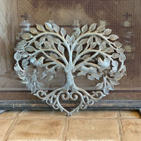HKM-496851 Metal Heart Tree of Life Wall Art for Home Decoration - Modern Style, 28x25cm & 43x40cm