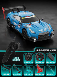 HKM-496915 1/14 Scale 4x4 Remote Control Drifting Car with Lights and Racing Tires - Ideal Gift for Kids