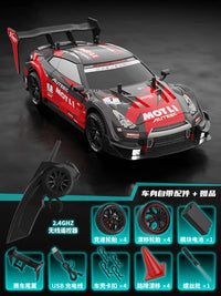 HKM-496915 1/14 Scale 4x4 Remote Control Drifting Car with Lights and Racing Tires - Ideal Gift for Kids