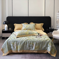 HKM-496915 Summer Duvet Four-Piece Set in Washed Silk with Cool Fiber and Polyester Filler