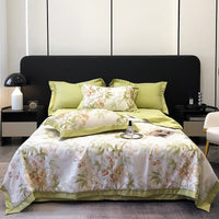 HKM-496915 Summer Duvet Four-Piece Set in Washed Silk with Cool Fiber and Polyester Filler