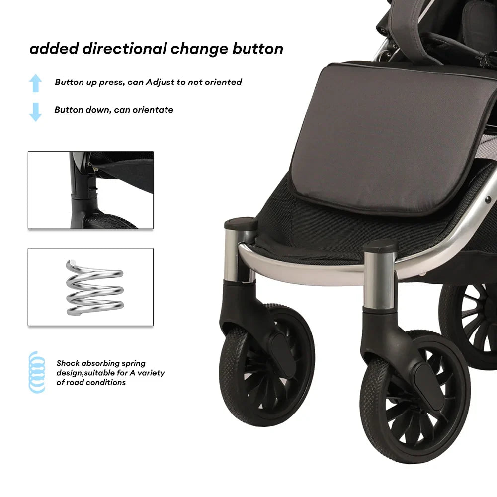 KTX-497107 Baby and Toddler Stroller - Lightweight and Versatile Travel Pushchair