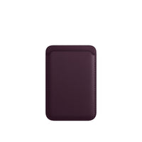 HKM-497171 Magnetic Card Holder Wallet Case for iPhone - Leather, Compatible with MagSafe, Available in Black, Brown, Dark Blue, Orange
