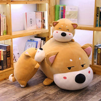 HKM-497235 Shiba Inu Plush Doll with Removable Washable Cover – Options in 50cm, 70cm, or 1m for Ages 7-14