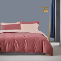 HKM-497235 Warm Duvet Cover Set in Various Colors with Soft Satin Finish for All Seasons