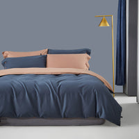 HKM-497235 Warm Duvet Cover Set in Various Colors with Soft Satin Finish for All Seasons