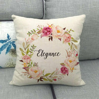 HKM-497299 Painted Pumpkin Linen Pillowcase for Home and Outdoor Decor, 45x45cm