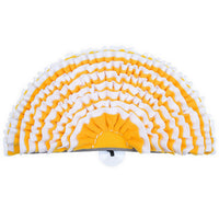 HKM-497555 Slow Food Semi-Round Sniffer Pad for Pets, Shaker Velvet Chew Toy, 60x30x5cm