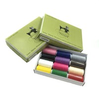 HKM-497747 12-Color Hand Sewing Thread Set – Strong and Durable Polyester for All Fabrics
