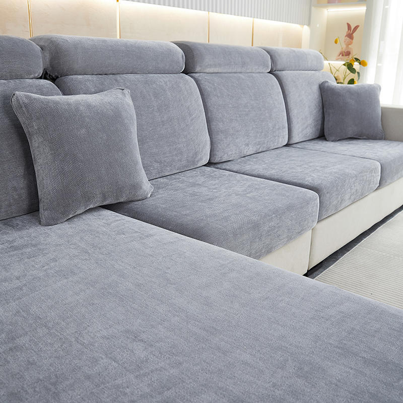 HKM-498131 Chenille Sofa Cover - Thickened All-Inclusive Protection for Small to Large Sofas