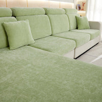 HKM-498131 Chenille Sofa Cover - Thickened All-Inclusive Protection for Small to Large Sofas