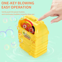 HKM-498323 Automatic Electric Bubble Blower with Mini Fan for Kids - Perfect for Outdoor Fun