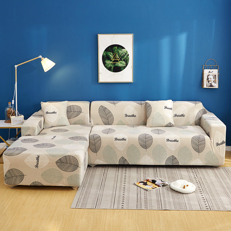 HKM-498451 Universal Stretch Sofa Cover for Single to Quadruple Seat - Measurement Guide Included