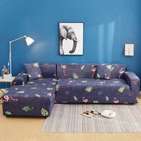 HKM-498451 Universal Stretch Sofa Cover for Single to Quadruple Seat - Measurement Guide Included