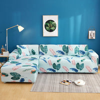 HKM-498451 Universal Stretch Sofa Cover for Single to Quadruple Seat - Measurement Guide Included