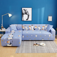 HKM-498451 Universal Stretch Sofa Cover for Single to Quadruple Seat - Measurement Guide Included