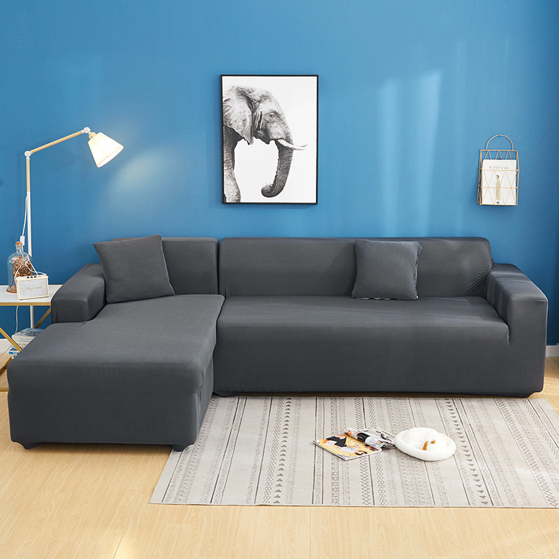 HKM-498451 Universal Stretch Sofa Cover for Single to Quadruple Seat - Measurement Guide Included