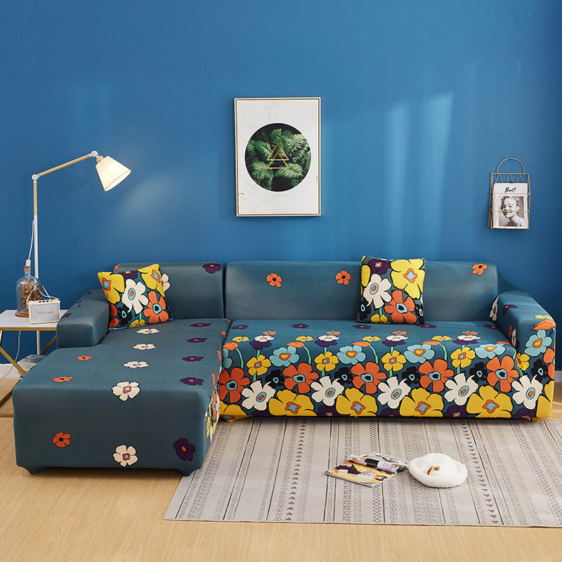 HKM-498451 Universal Stretch Sofa Cover for Single to Quadruple Seat - Measurement Guide Included