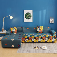 HKM-498451 Universal Stretch Sofa Cover for Single to Quadruple Seat - Measurement Guide Included