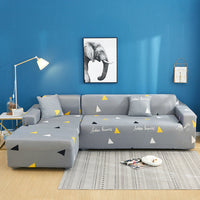 HKM-498451 Universal Stretch Sofa Cover for Single to Quadruple Seat - Measurement Guide Included