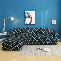 HKM-498451 Universal Stretch Sofa Cover for Single to Quadruple Seat - Measurement Guide Included