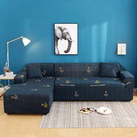 HKM-498451 Universal Stretch Sofa Cover for Single to Quadruple Seat - Measurement Guide Included