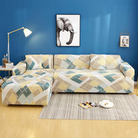 HKM-498451 Universal Stretch Sofa Cover for Single to Quadruple Seat - Measurement Guide Included