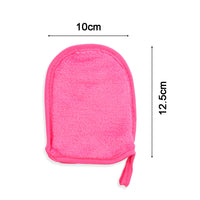 HKM-498643 Microfiber Makeup Cleansing Gloves with Exfoliation and Soft Texture