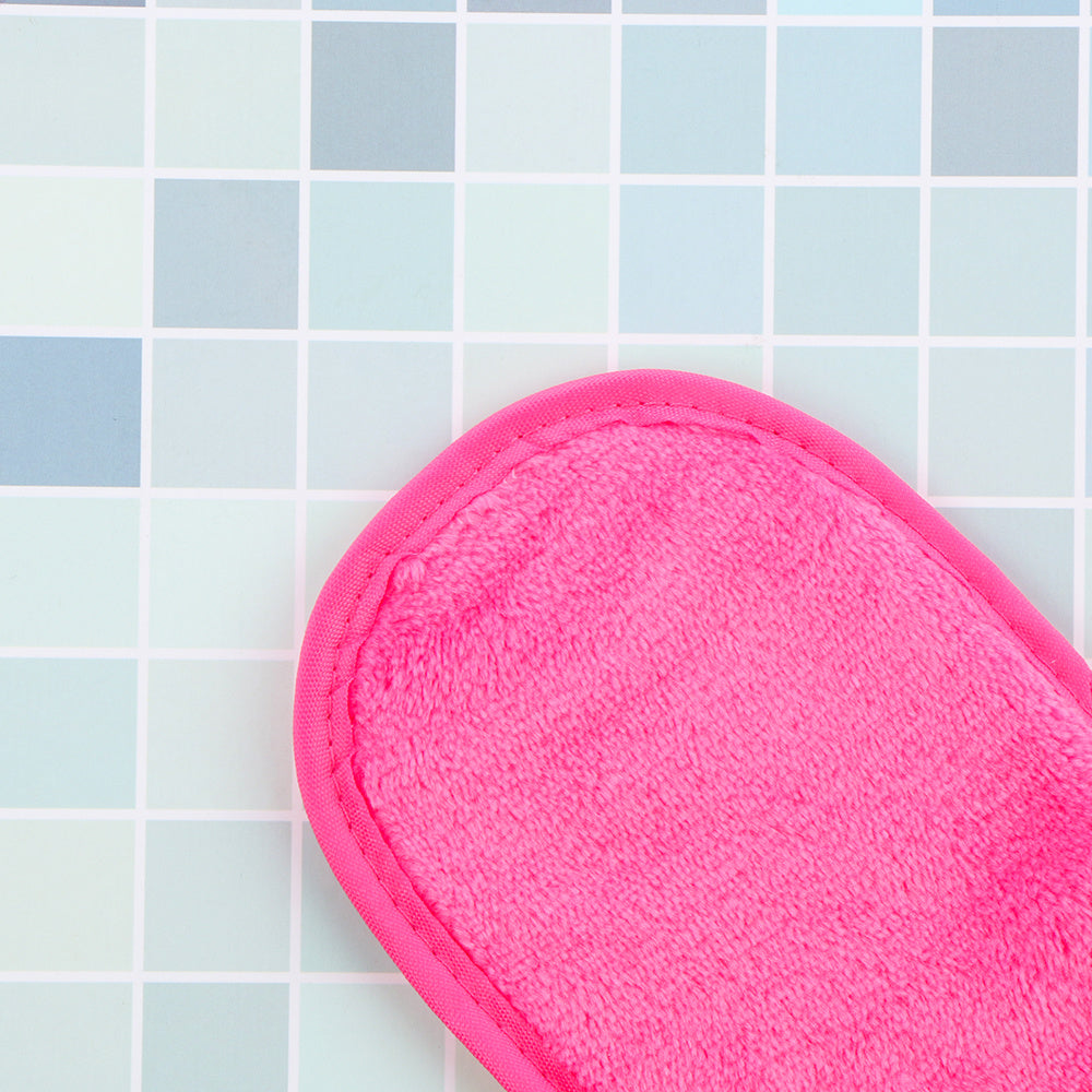 HKM-498643 Microfiber Makeup Cleansing Gloves with Exfoliation and Soft Texture